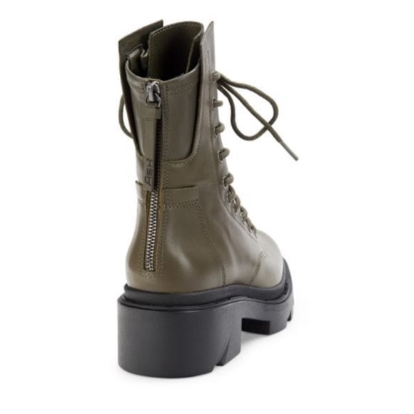 ASH Maddox Leather Combat Boots - Picture 4 of 13